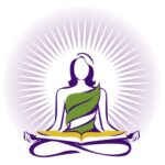 Lotus position drawing